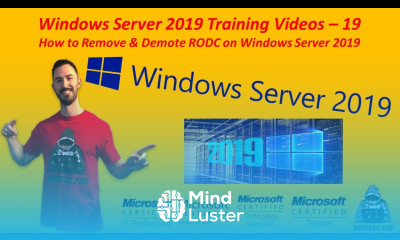 How to Remove Demote RODC on Windows Server 2019 Video 19 Windows Server 2019 Training