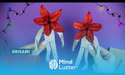 Оригами Демогоргон из бумаги Очень Странные Дела Origami Paper Demogorgоn