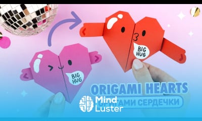 Оригами Сердце из бумаги Валентинка своими руками Origami Paper Heart