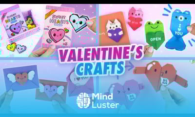 Поделки на День Святого Валентина Оригами сердечки Valentine s Day Paper Crafts