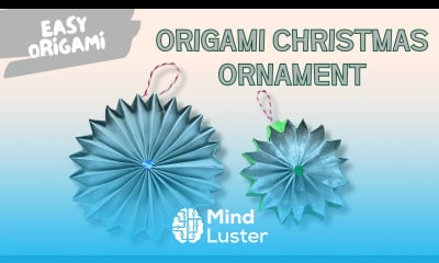 DIY Christmas Ornaments with Origami Cute Easy Holiday Crafts