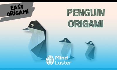 Easy Origami Penguin Tutorial Cute Paper Penguin Folding for Kids Beginners