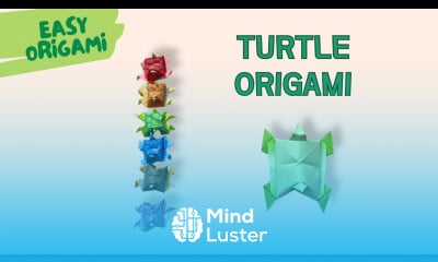 Easy Origami Turtle Tutorial Cute Paper Turtle Folding for Beginners Simple DIY Origami Animal