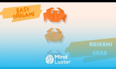 Origami Crab Step by Step Easy Paper Folding for Beginners Easy Origami Crab Tutorial