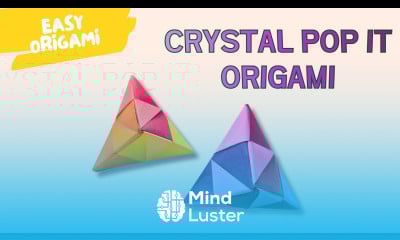 How to Make an Origami Crystal Pop It Satisfying Paper Craft Tutorial