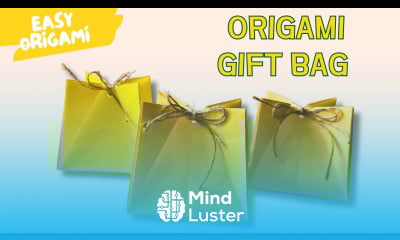 How to Make a Gift Bag Easy Origami Paper Craft for Beginners