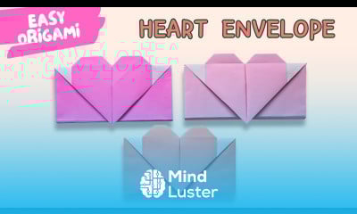 DIY Heart Envelope  Simple Cute Paper Craft for Letters