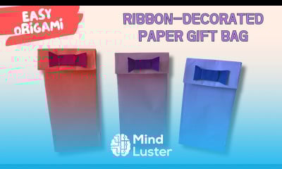 How to Make a Cute Paper Gift Bag Easy DIY Gift Wrapping Idea