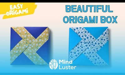How to Make an Origami Box Easy Paper Box Tutorial for Beginners