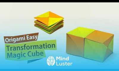 Origami Transformation Magic Cube Easy Origami