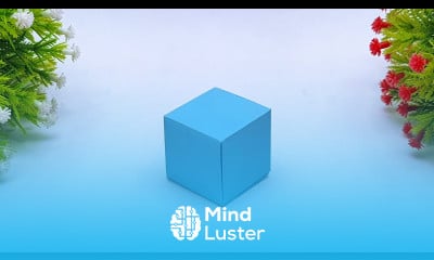 How To Make Origami Cube Making Paper Cube Easy Instructions DIY School Project Ideas