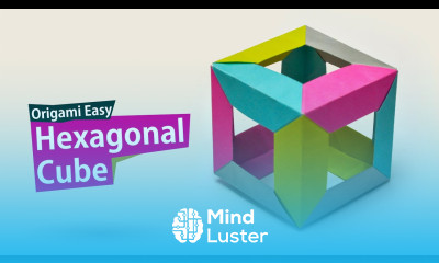 Unit of Hexagonal Cube Origami Tutorial Origami Fun Altıgen Küp Origami