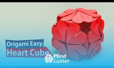 How to Make a Heart Cube Love Cube Origami Tutorial