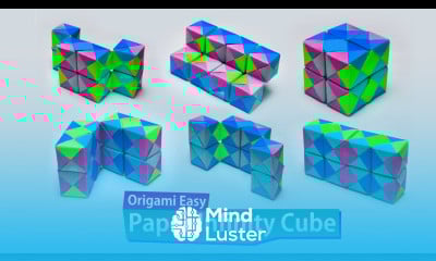 How To Make A Paper INFINITY CUBE Origami Easy