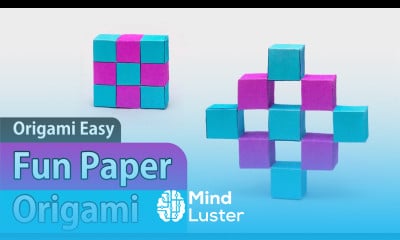 How To Origami Paper Toys Magic Moving Cubes