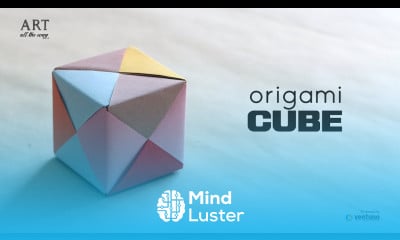 How to Fold an DIY Origami 3D Cube