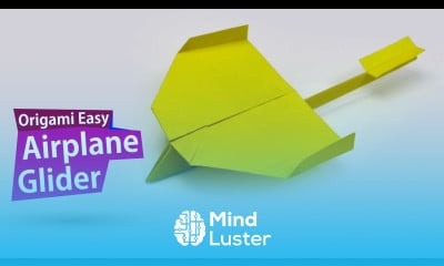 How to make a Paper Airplane Glider