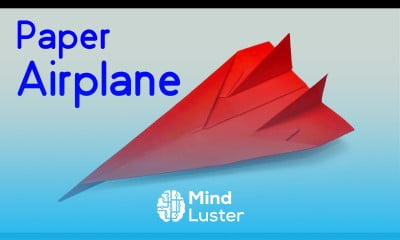 Easiest Paper Airplane Ever No Cutting No Glue—Just Fold Fly 