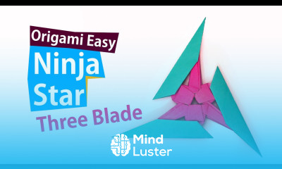 How To Origami Ninja Star Three Blade