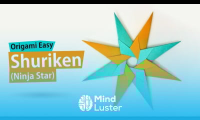 How to make Origami Shuriken Ninja Star Origami Ninja yıldızı