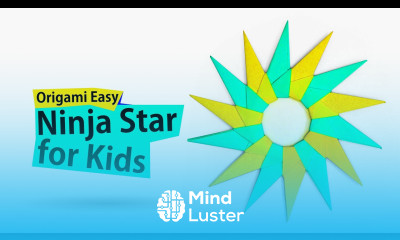 How To Make a Paper Ninja Star Shuriken Origami Sun