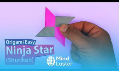 How To Make a Paper Ninja Star Shuriken Remake by Origami Easy