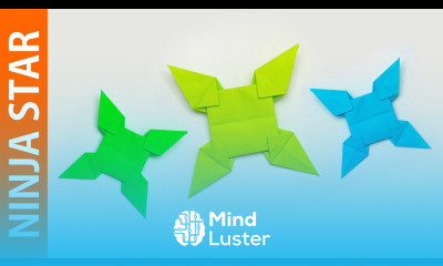 How To Make a Paper Ninja Star Origami Easy