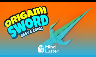 Easy Origami Sword Tutorial How to Make a Paper Sword Step by Step