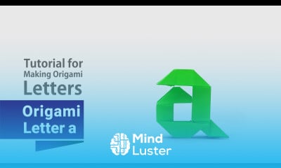 a is for Amazing Origami Learn to Fold an a Shaped Paper