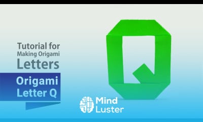 Create a Unique Origami Letter Q with This Simple Guide