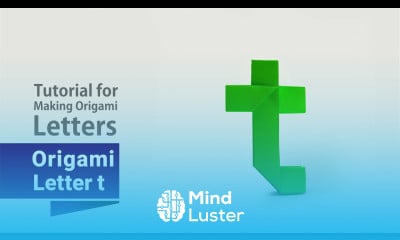 Origami Small Letter t
