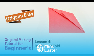 Origami Basics Lesson 4 Rabbit Ear Fold