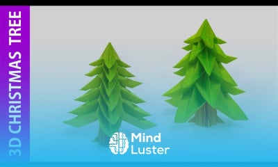 Very attractive 3D CHRISTMAS TREE Merry Christmas Origami Easy