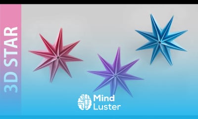 How to fold a 3D paper STAR Decorate a Christmas tree