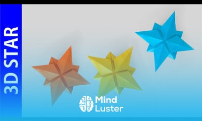 How To Make a 3D STAR Easy Origami