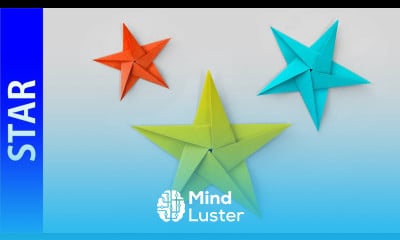 STAR ORIGAMI Origami Five Pointed Star Easy Origami Star Tutorial