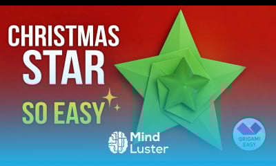 Christmas Origami Star  It Looks Complicated… But It s So Easy