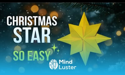 Origami Star Christmas Decor – Super Easy Tree Ornament 