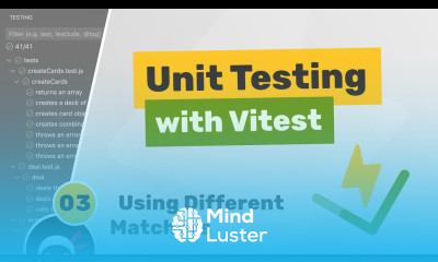 Unit Testing Vitest Tutorial 3 Using Different Matchers