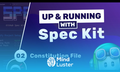 Up Running with GitHub Spec Kit 2 The constitution Command