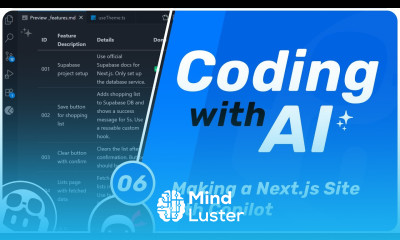 Coding with AI 6 Making a Next js Site with Copilot