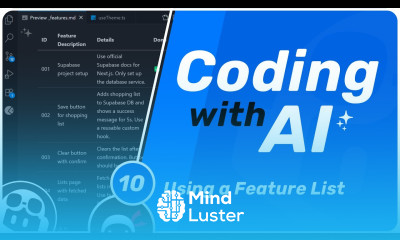 Coding with AI 10 Using a Feature List