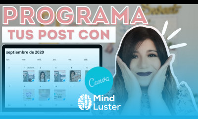  APRENDE a Programar AUTOMÁTICAMENTE tus Post en REDES SOCIALES  Con Canva