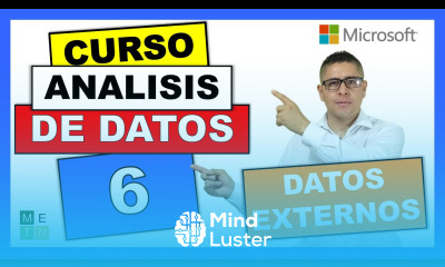 6 OBETNER DATOS EXTERNOS DESDE UNA CELDA CURSO DE GESTIÓN DE ANÁLISIS DE DATOS EN EXCEL