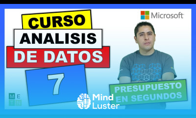 7 ¡¡QUE EXCEL HAGA TU PRESUPUESTO POR TI CURSO DE GESTIÓN DE ANÁLISIS DE DATOS EN EXCEL