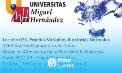 umh1263 2012 13 Lec026 Práctica Variables Aleatorias Normales