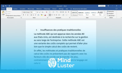 Contrôle de gestion 1 La méthode ABC Insuffisances des pratiques traditionnelles