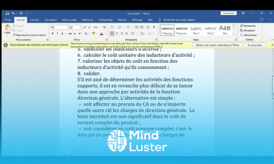 Contrôle de gestion 1 Méthode ABC Étapes de l analyse ABC