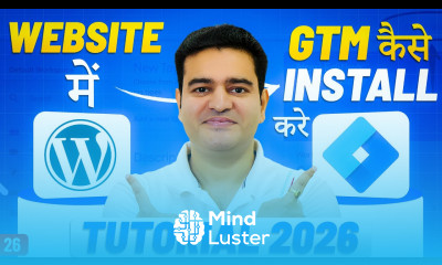 Google Tag Manager Setup Wordpress Tutorial 2026 GTM Connect with Website googletagmanager