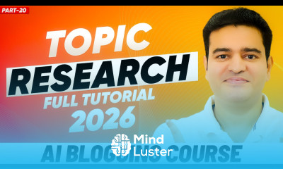 All In One Topic Research Tutorial For Blogging In 2026 aiblogging topicresearch